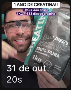 Capa do vídeo de Creatina monohidratada Soldiers