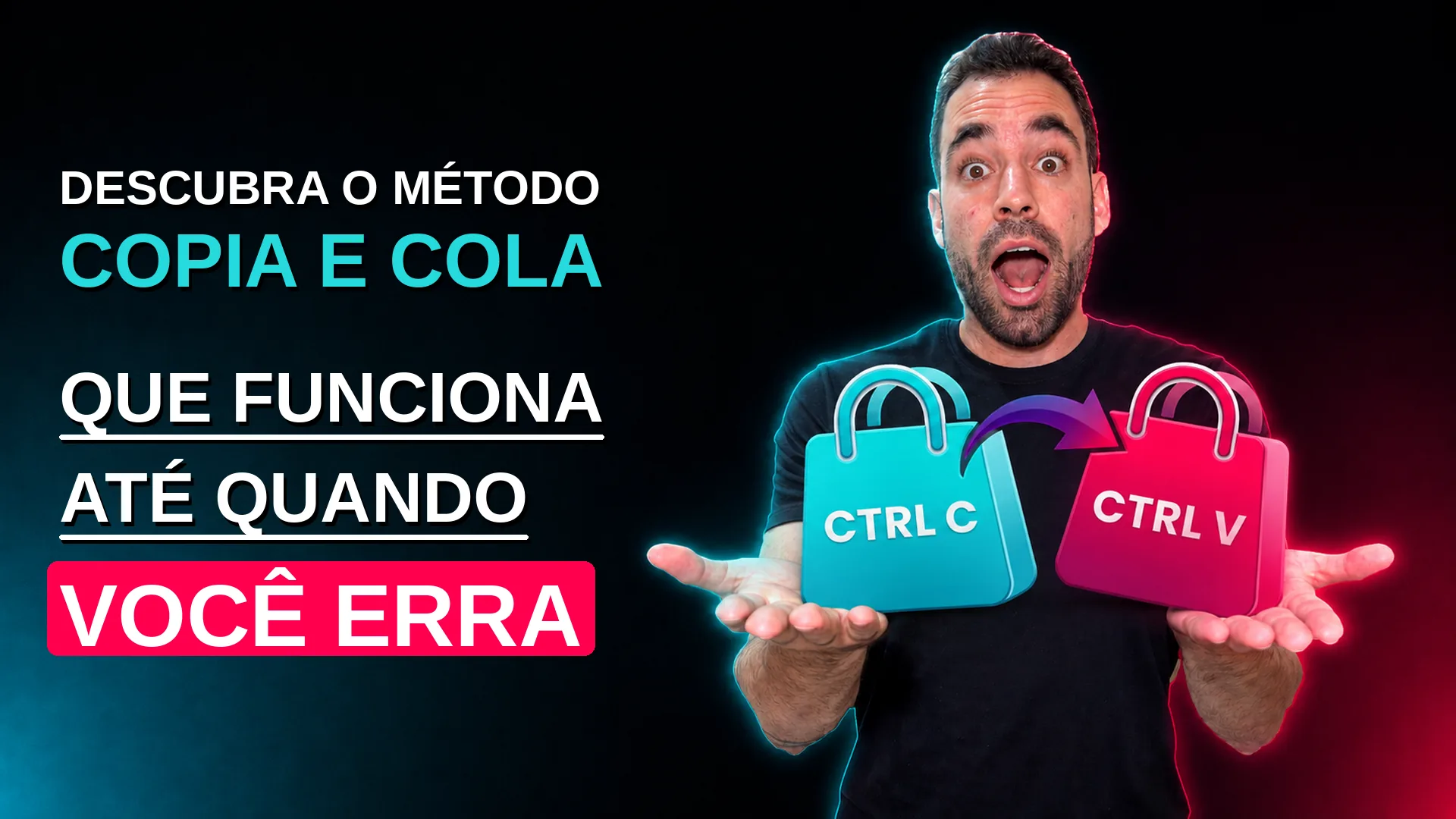 Descubra o método copia e cola que funciona até quando você erra